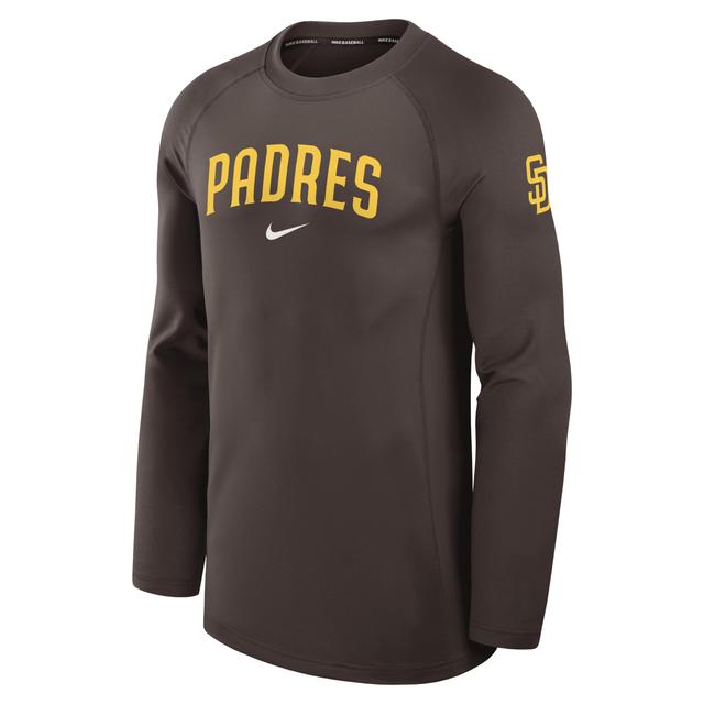 San Diego Padres Authentic Collection Game Time Nike Men's Dri-FIT MLB Long-Sleeve T-Shirt Product Image