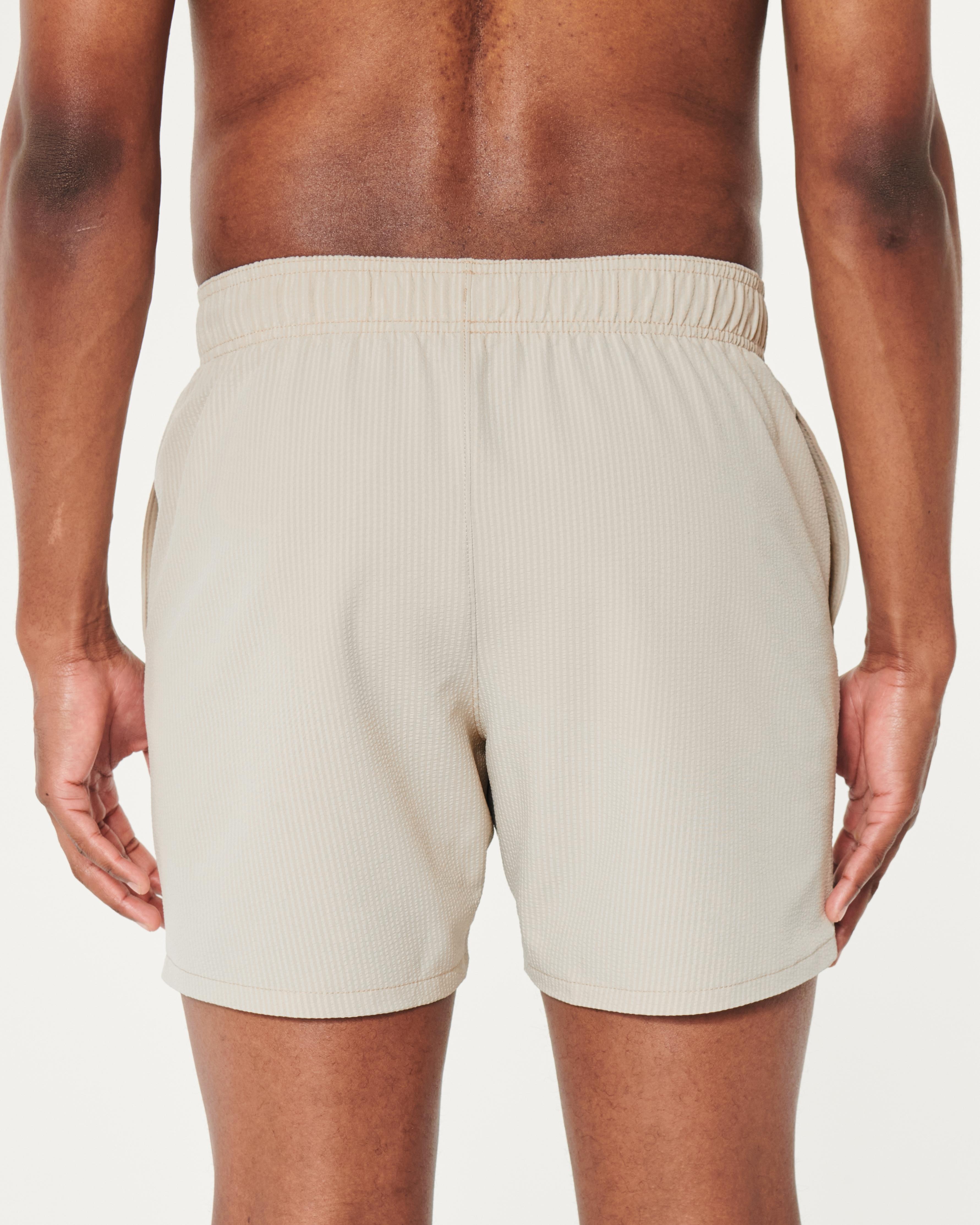 Seersucker Guard Swim Trunks 5" Product Image