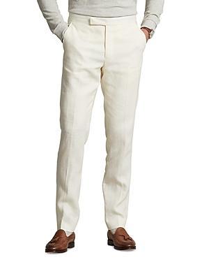 Mens Linen Crease-Front Pants Product Image