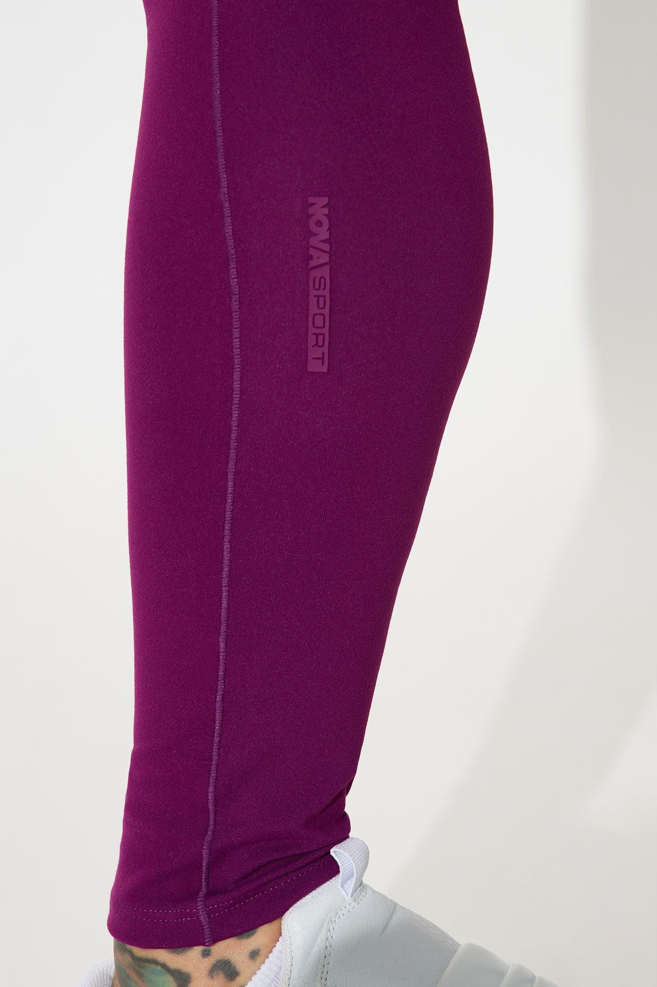 Deep Bend Super Soft Active Legging - Plum Product Image