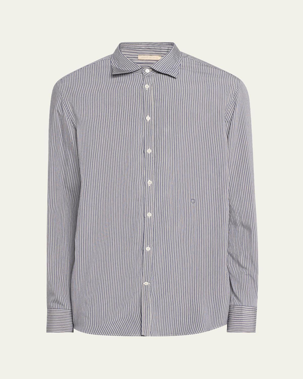 Mens Multi-Stripe Sport Shirt Product Image