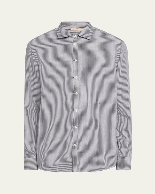 Mens Multi-Stripe Sport Shirt Product Image