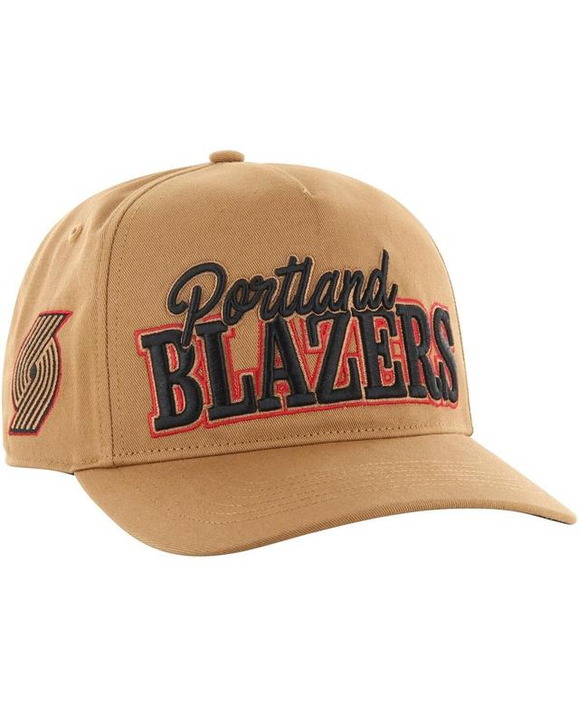 Mens 47 Brand Tan Portland Trail Blazers Barnes Hitch Adjustable Hat Product Image