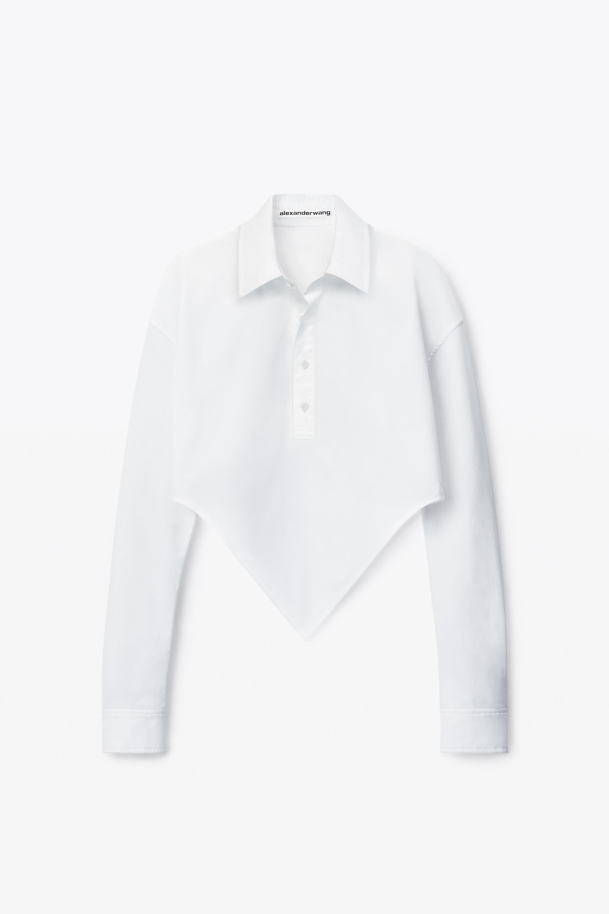 Pointed Shirt In Organic Cotton Product Image