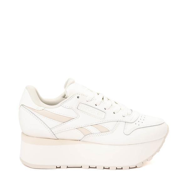 Womens Reebok Classic Leather Triple Lift Athletic Shoe - Chalk Monochrome Product Image