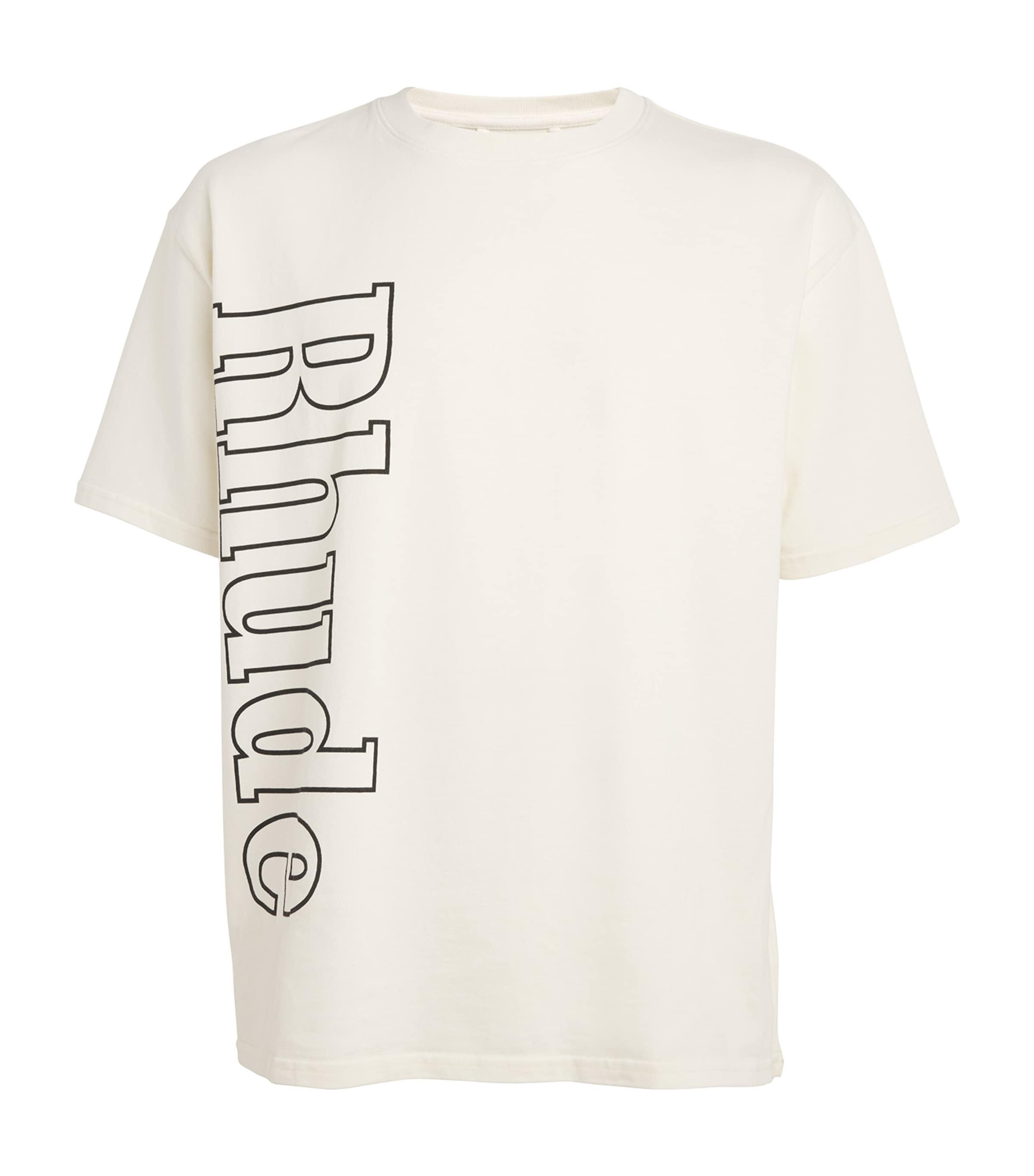 RHUDE Side-logo T-shirt In White Product Image