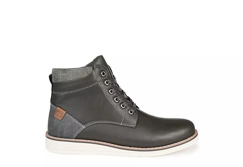 Vance Co. Evans Mens Ankle Boots Grey Product Image