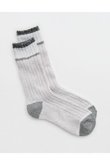 Aerie Colorblock Marled Crew Socks Women's Product Image