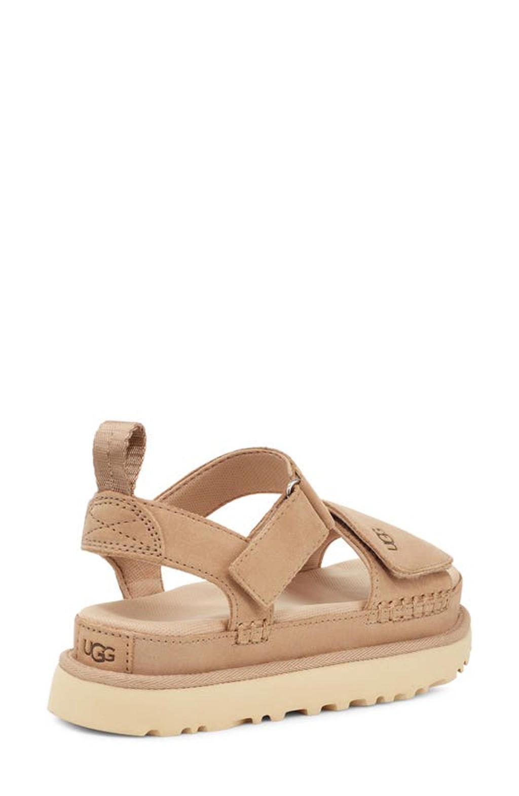 Goldenstar Platform Sandal In Beige Product Image