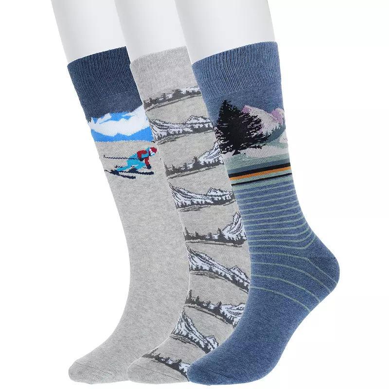 Mens Sonoma Goods For Life 3-pack Mixed Novelty Socks Product Image