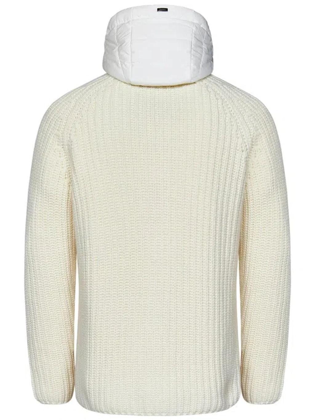 HERNO Cardigan In White Product Image