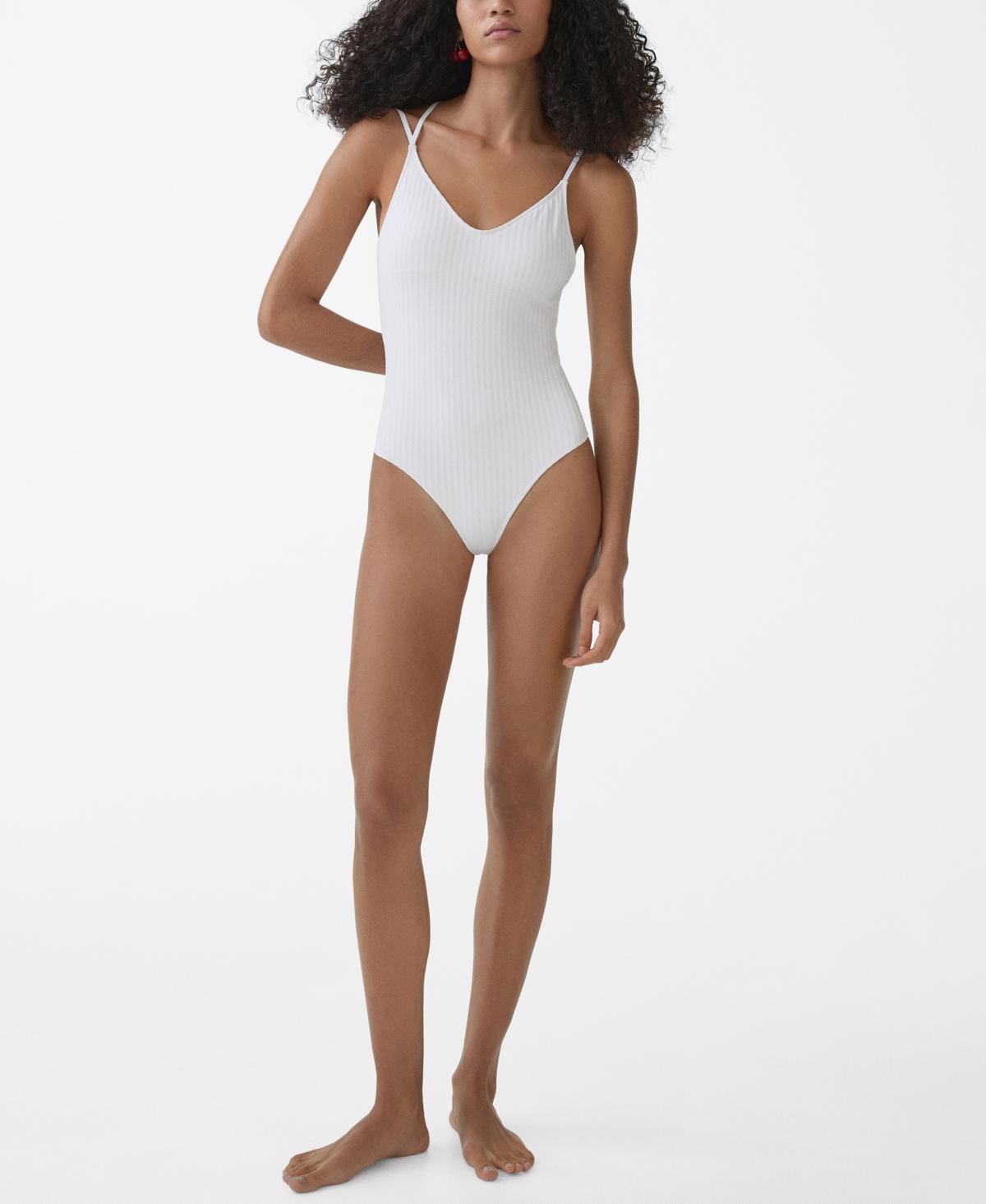 Mango Womens V-Neck Swimsuit Product Image