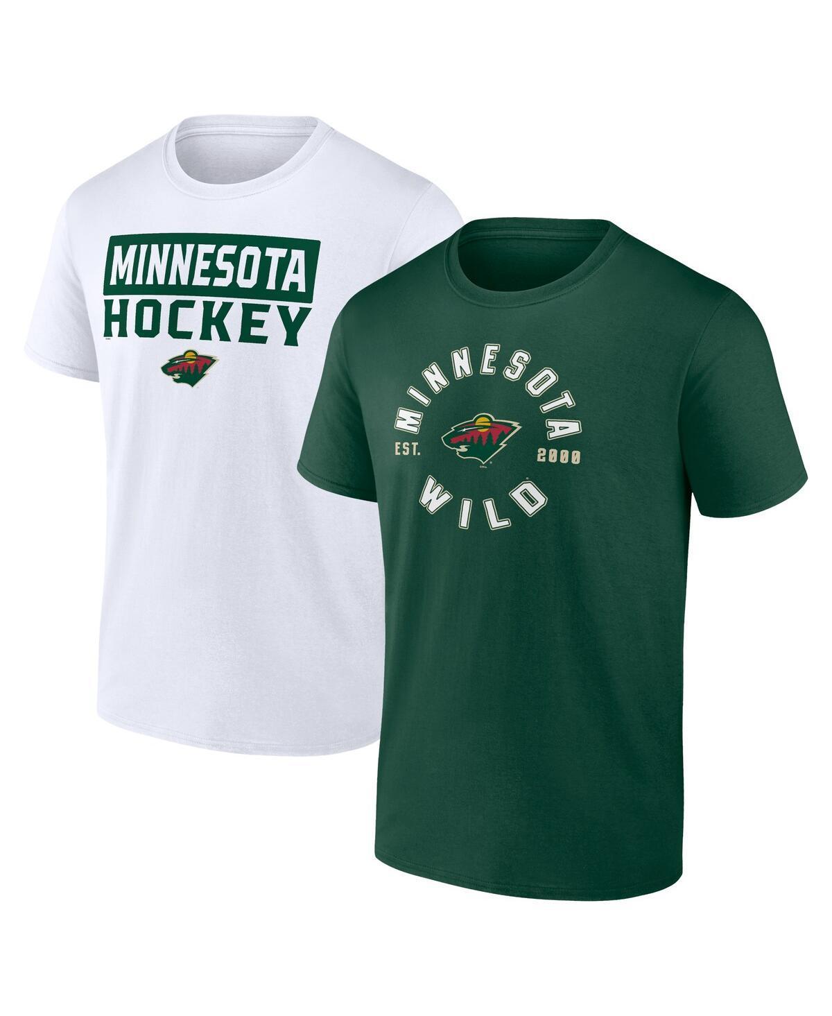 Mens Fanatics Branded Minnesota Wild Serve T-Shirt Combo Pack Product Image