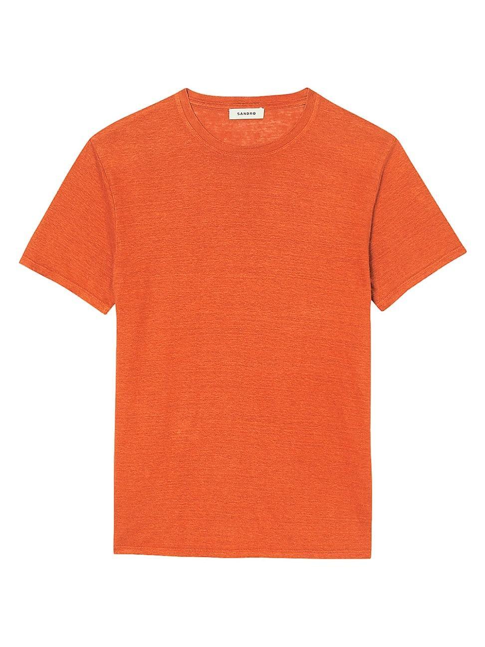 Mens Linen T-Shirt Product Image