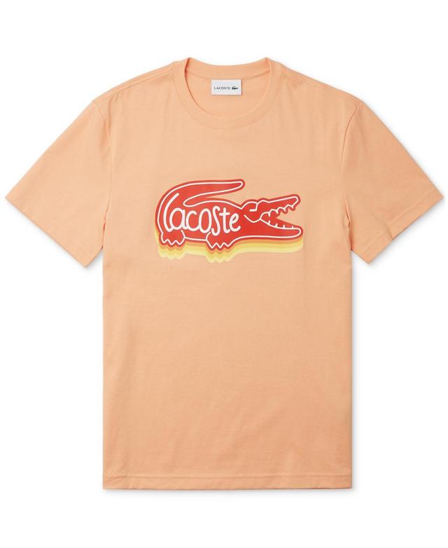 Lacoste Mens Short Sleeve Crewneck Logo Graphic T-Shirt, Created for Macys Product Image