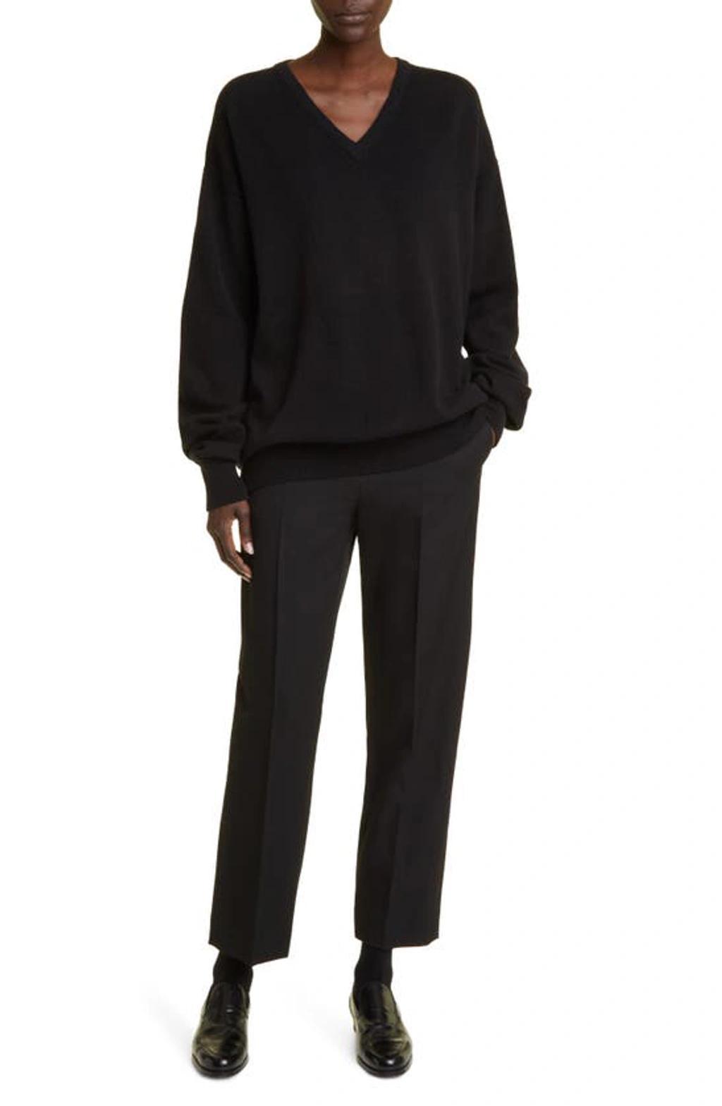 THE ROW Derignon Cashmere Sweater In Black Product Image