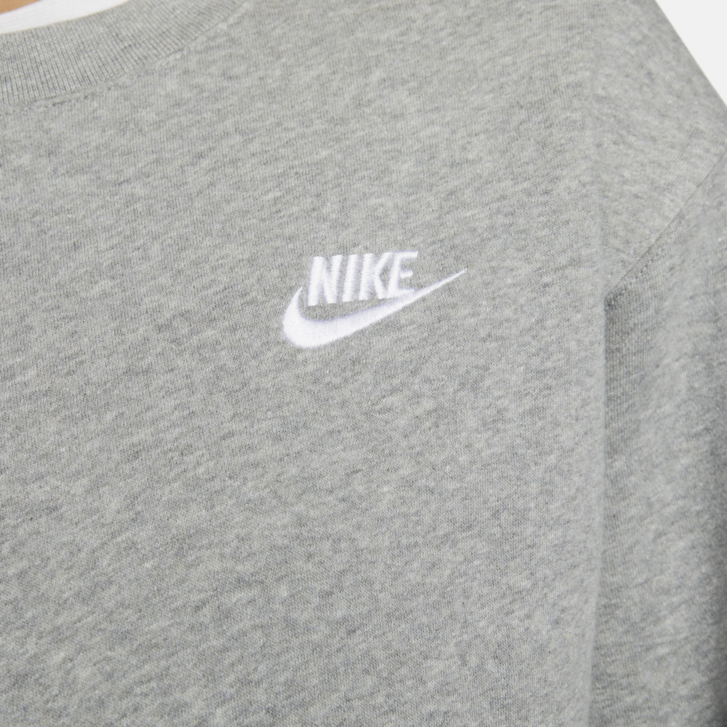 Mens Nike Club Fleece Crew Green Horizon Product Image