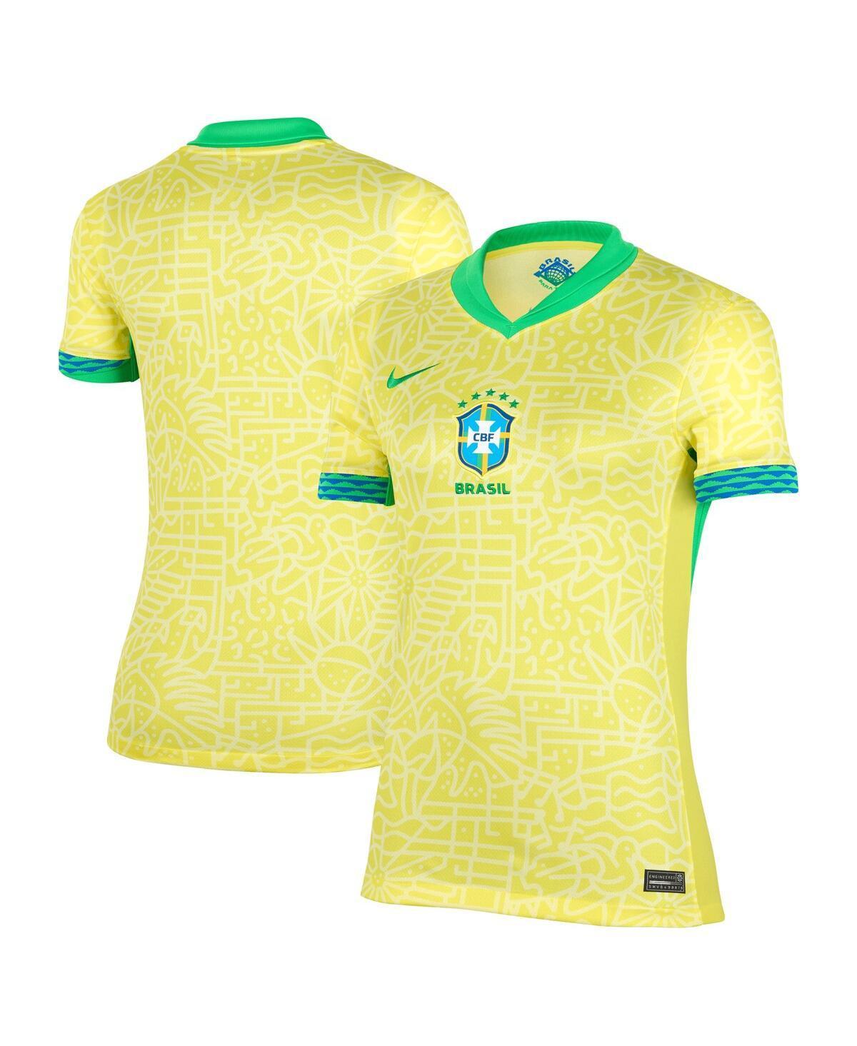 Brazil 2024 Stadium Home Nike Women's Dri-FIT Soccer Replica Jersey Product Image