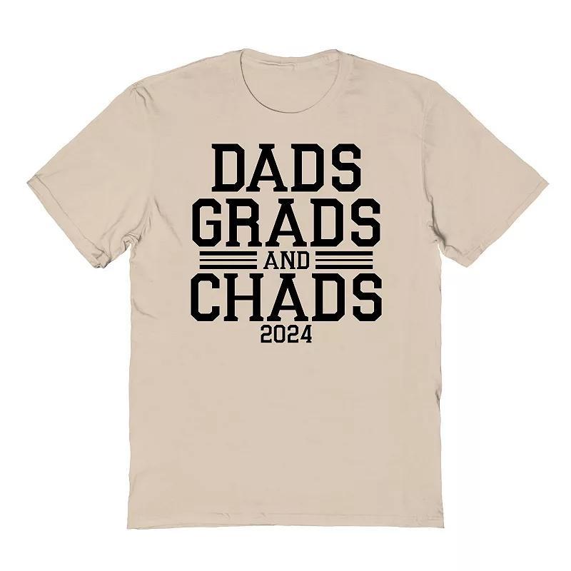 Mens COLAB89 by Threadless Dads Grad And Chads 2024 Graduate Graphic Tee Product Image