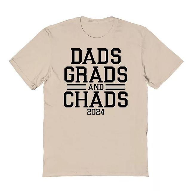 Mens COLAB89 by Threadless Dads Grad And Chads 2024 Graduate Graphic Tee Brown Product Image