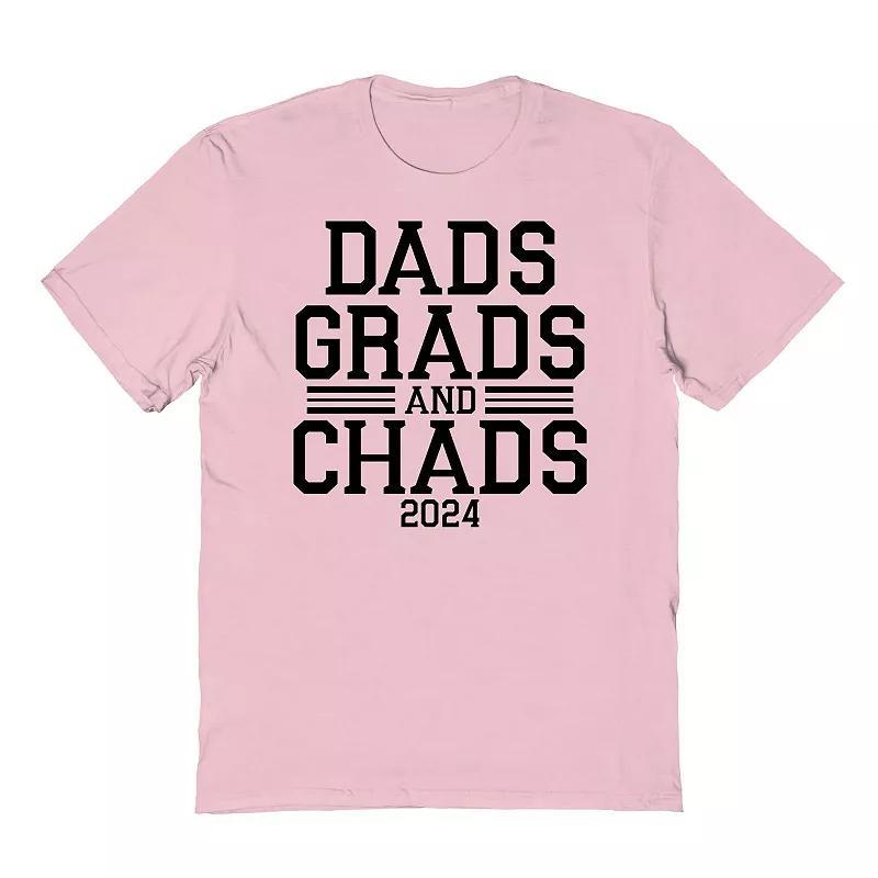 Mens COLAB89 by Threadless Dads Grad And Chads 2024 Graduate Graphic Tee Product Image