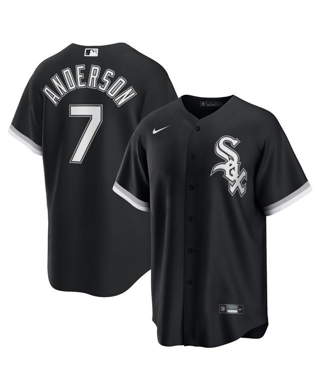 Mens Nike Tim Anderson Black Chicago White Sox Alternate Replica Player Jersey - Black Product Image