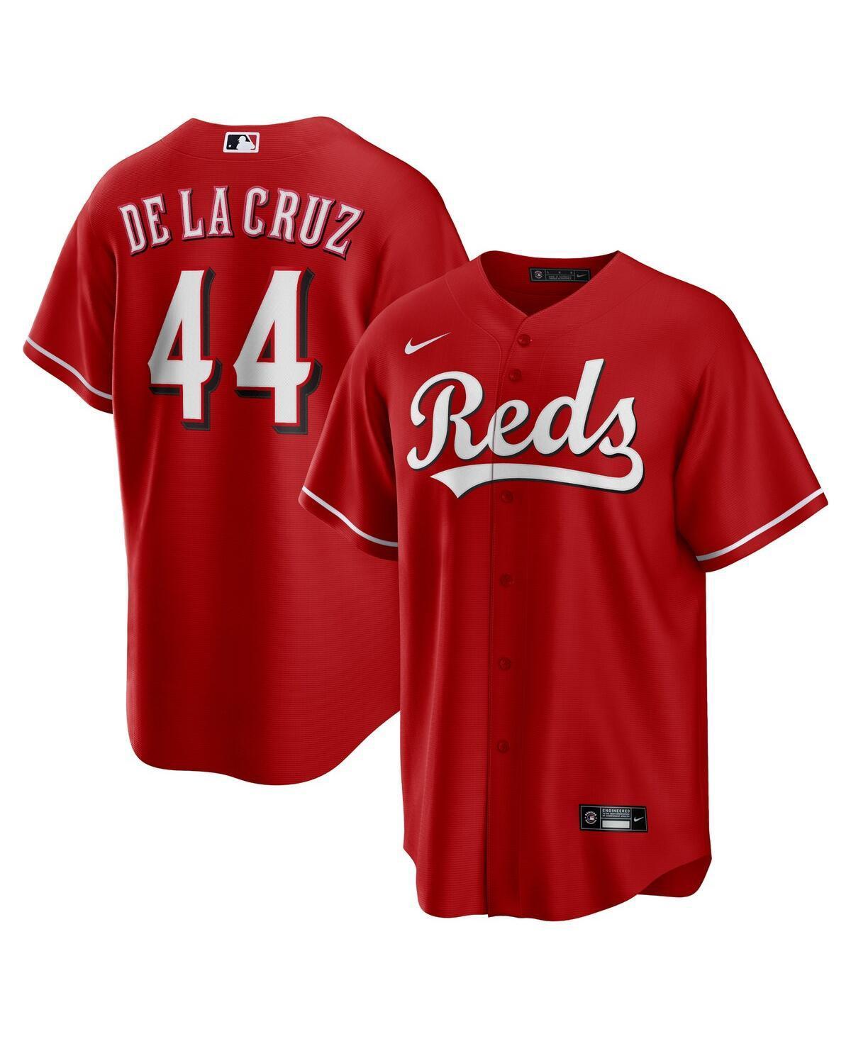 Nike Mens Elly De La Cruz Red Cincinnati Reds Big Tall Alternate Replica Player Jersey - Red Product Image