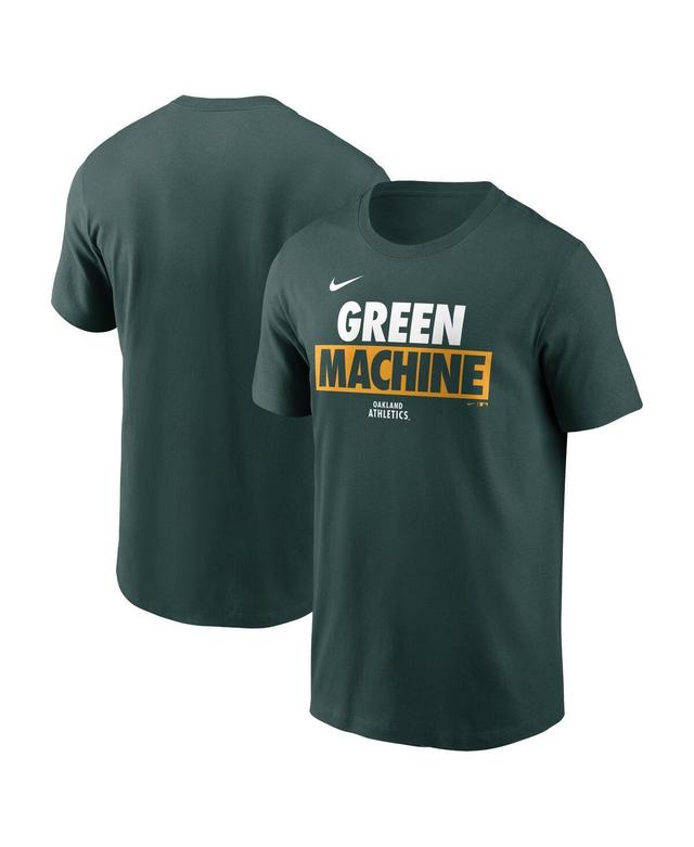 Mens Nike Green Oakland Athletics Rally Rule T-shirt Product Image