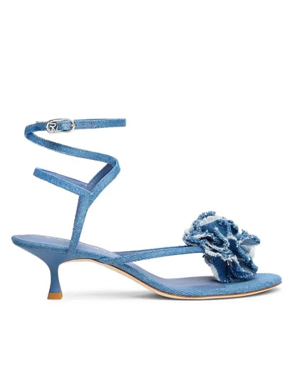 Stuart Weitzman Belize 50 Sandal (Washed) Women's Sandals Product Image