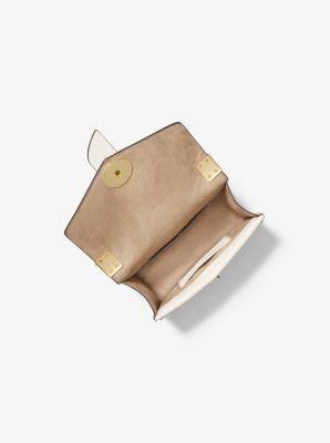 Greenwich Small Color-Block Logo and Saffiano Leather Crossbody Bag Product Image