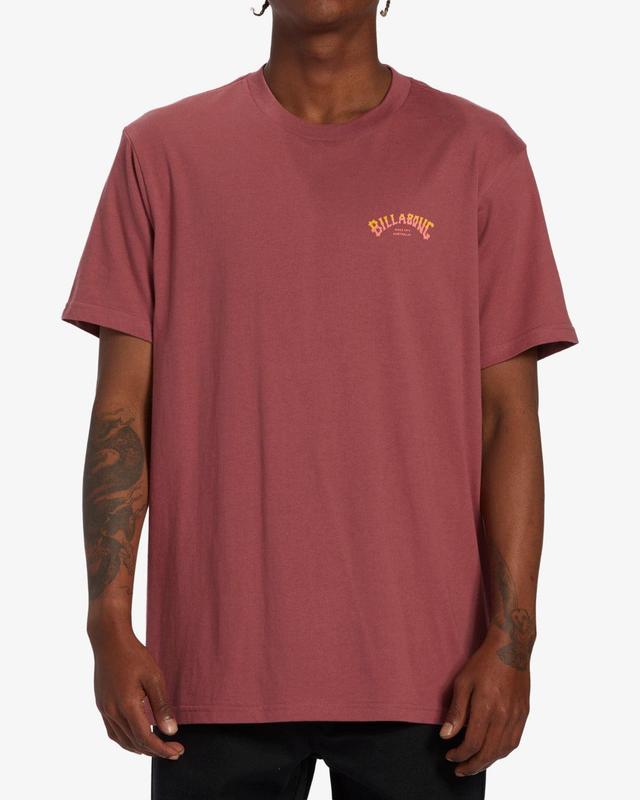 Stacked Arch T-Shirt - Rose Dust Male Product Image