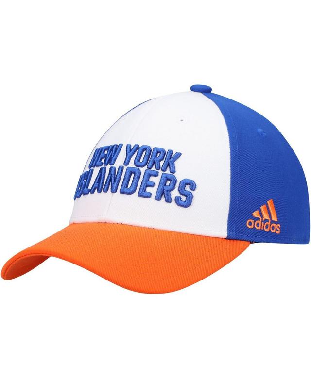 Mens adidas White New York Islanders Locker Room Adjustable Hat Product Image