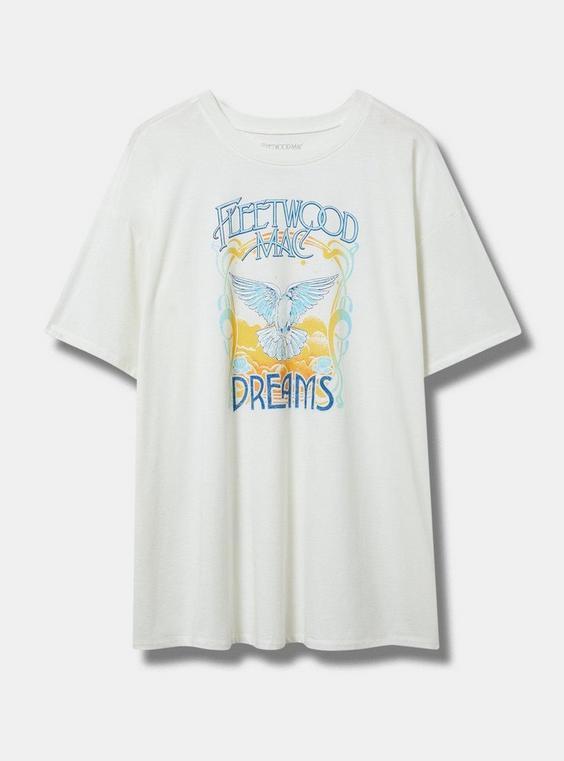 Fleetwood Mac Oversized Fit Cotton Tunic Tee Product Image