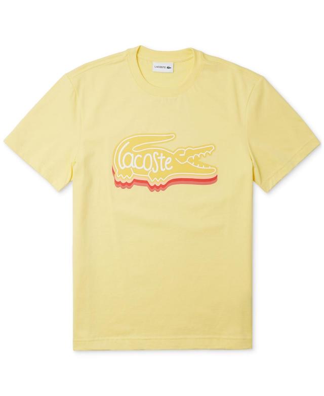 Lacoste Mens Short Sleeve Crewneck Logo Graphic T-Shirt, Created for Macys Product Image