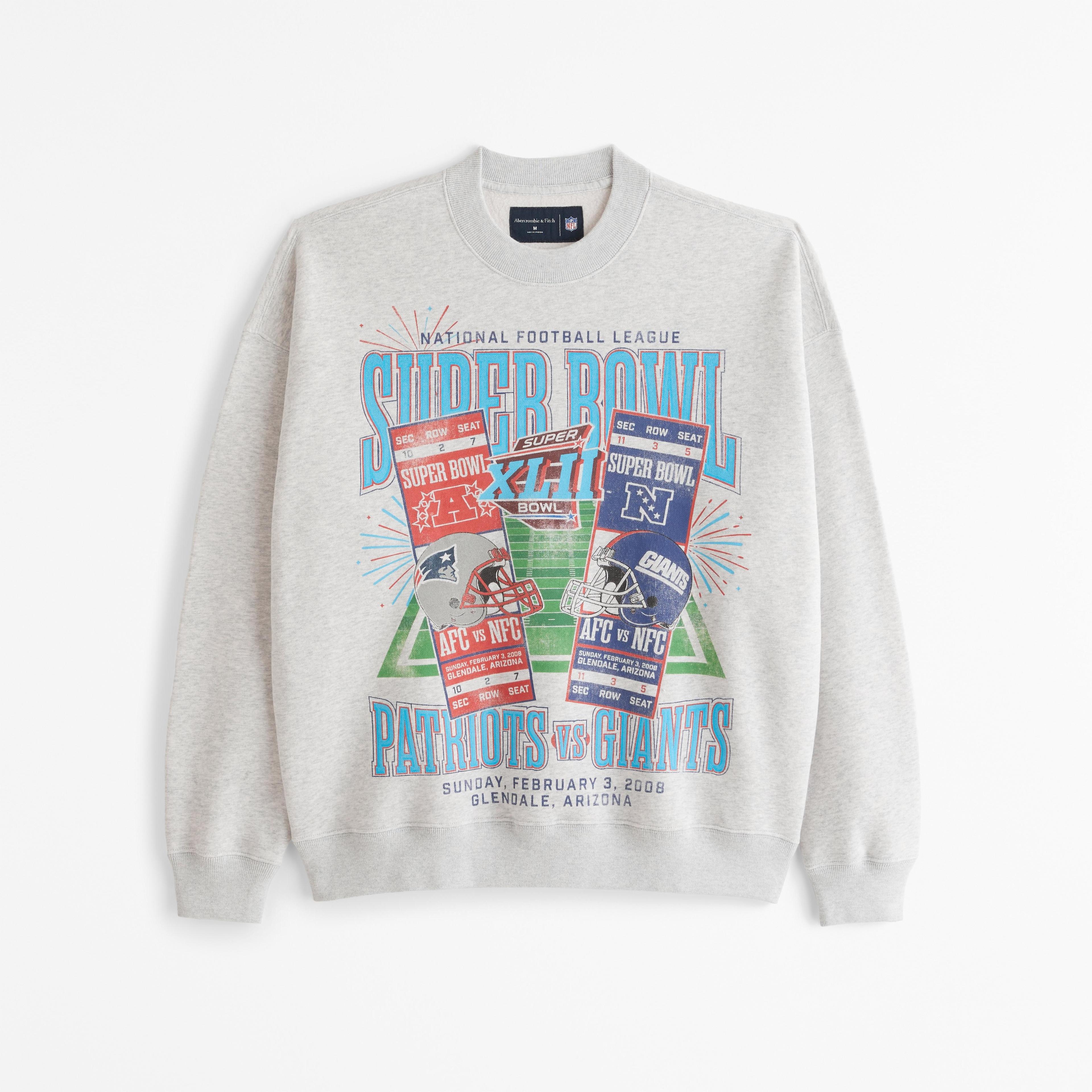 Vintage Super Bowl Graphic Crew Sweatshirt Product Image