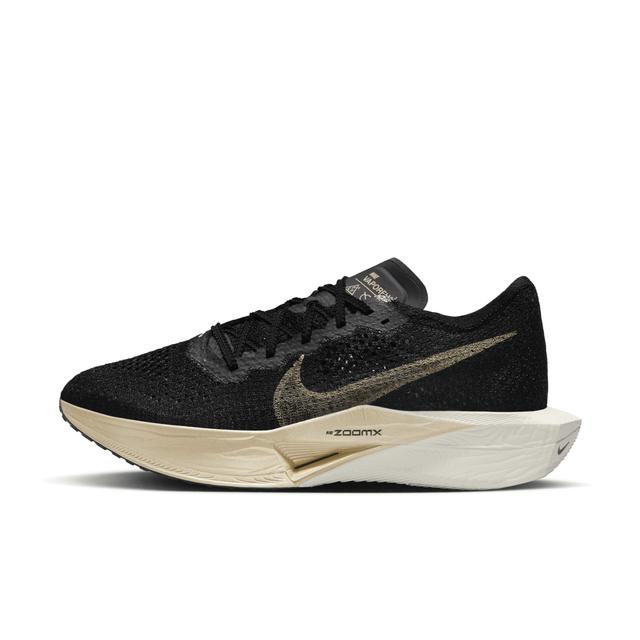 Nike Mens Nike ZoomX Vaporfly Next% 3 - Mens Running Shoes Black/Metallic Gold Grain/Black Product Image