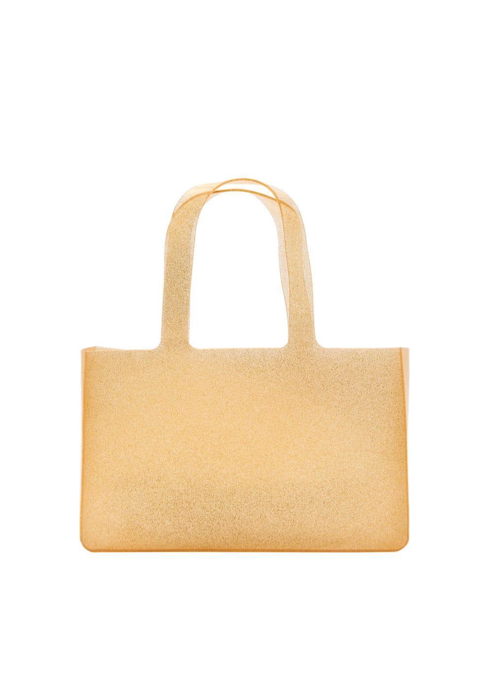 Semi-transparent shiny bag - Women | MANGO USA Product Image