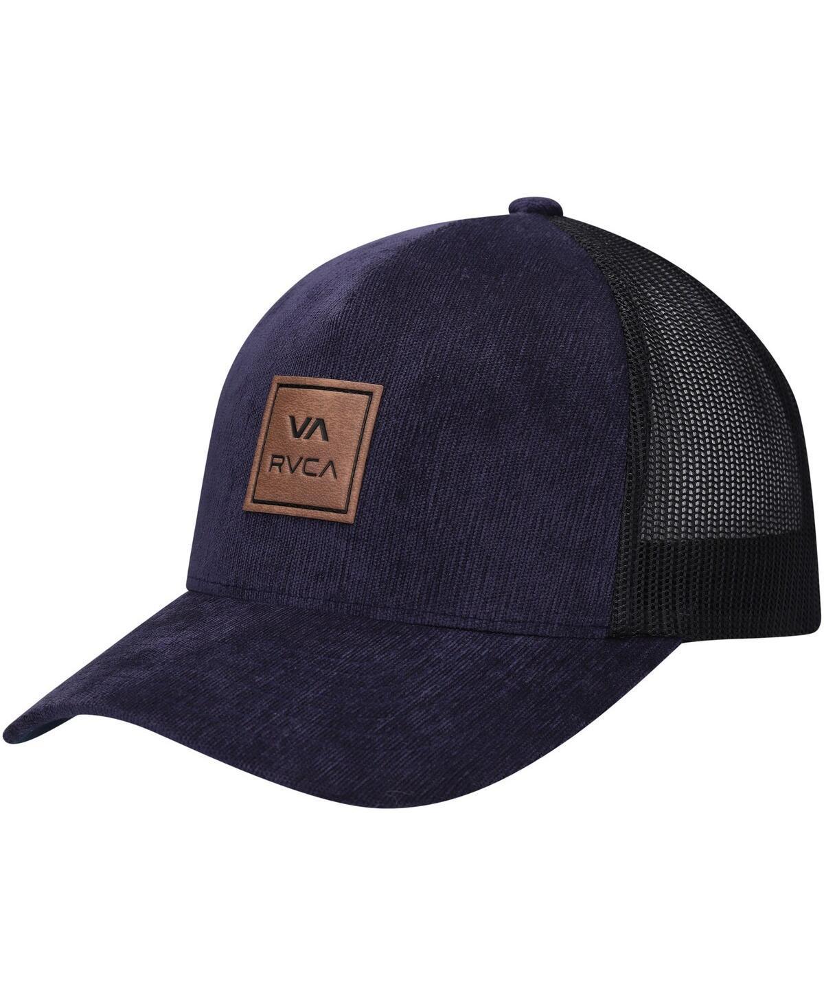 Mens Rvca Navy Va All The Way Trucker Snapback Hat Product Image