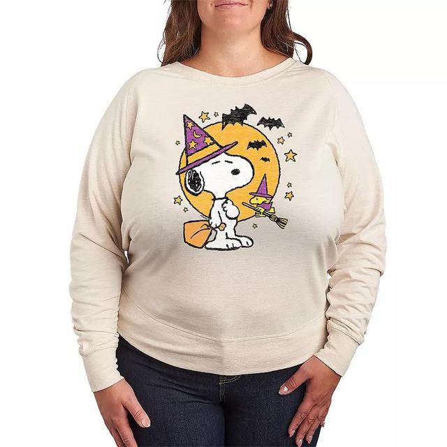 Plus Size Peanuts Snoopy & Woodstock Halloween Pullover, Womens Product Image