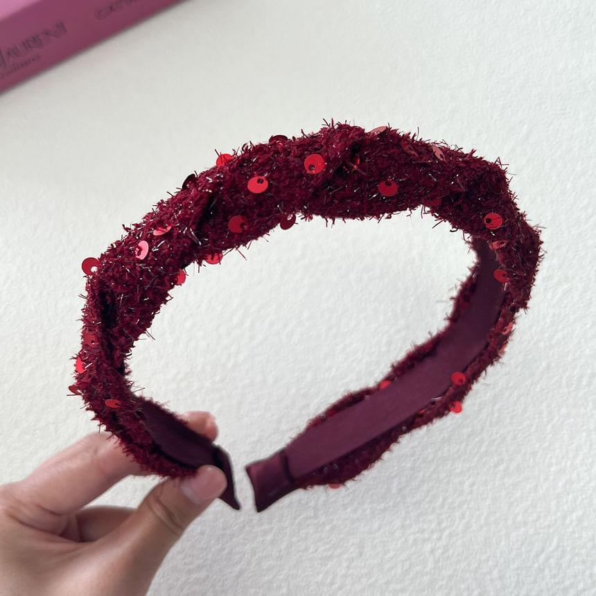 Sequined Fabric Headband Product Image