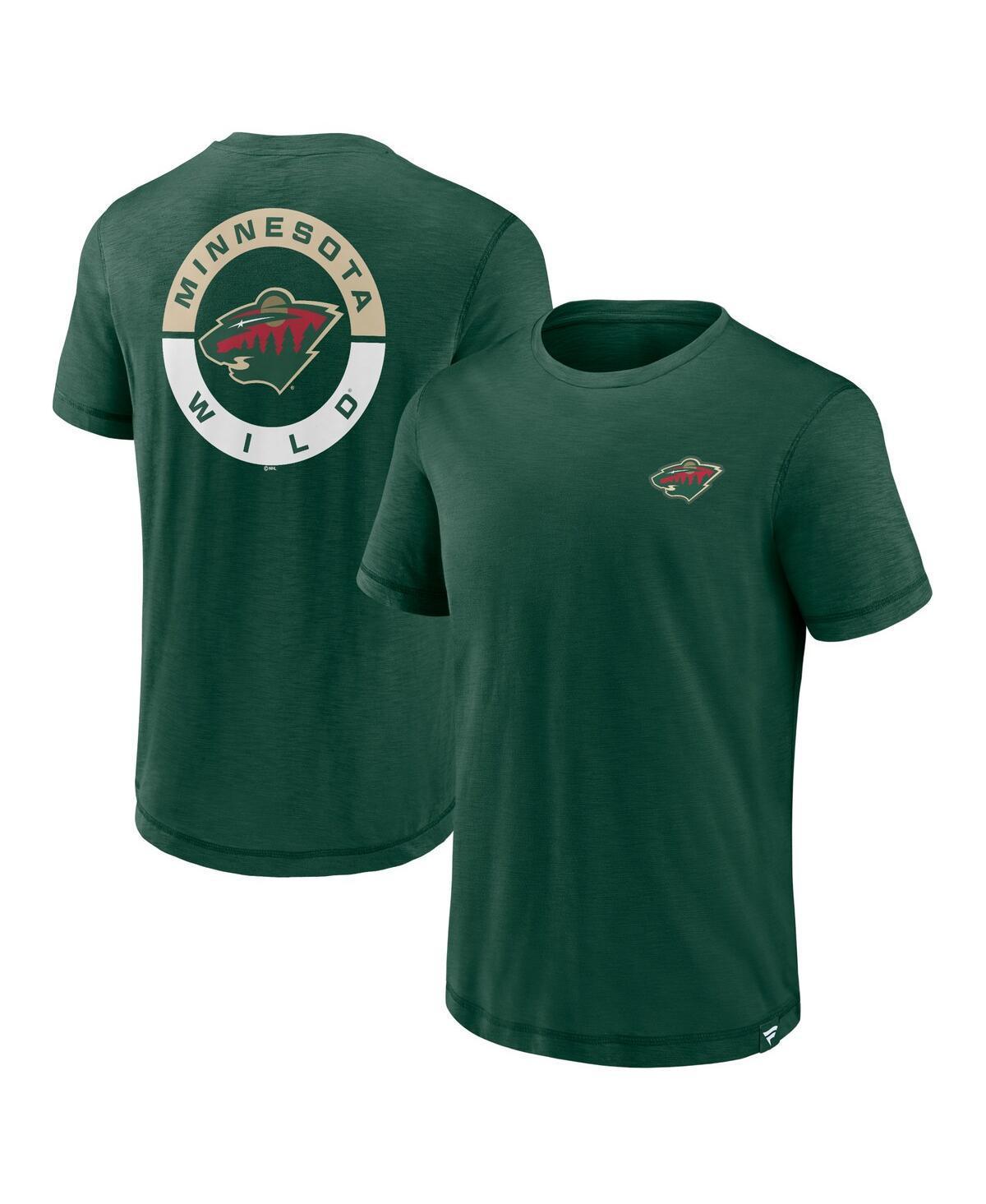 Mens Fanatics Branded Green Minnesota Wild High Stick T-Shirt Product Image