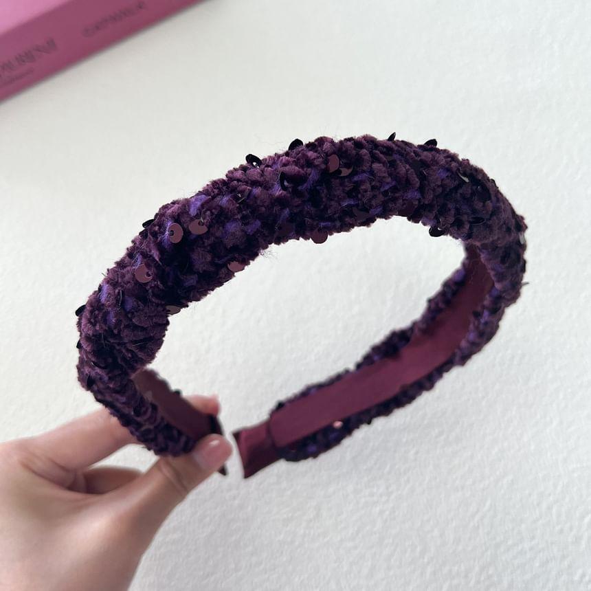 Sequined Fabric Headband Product Image