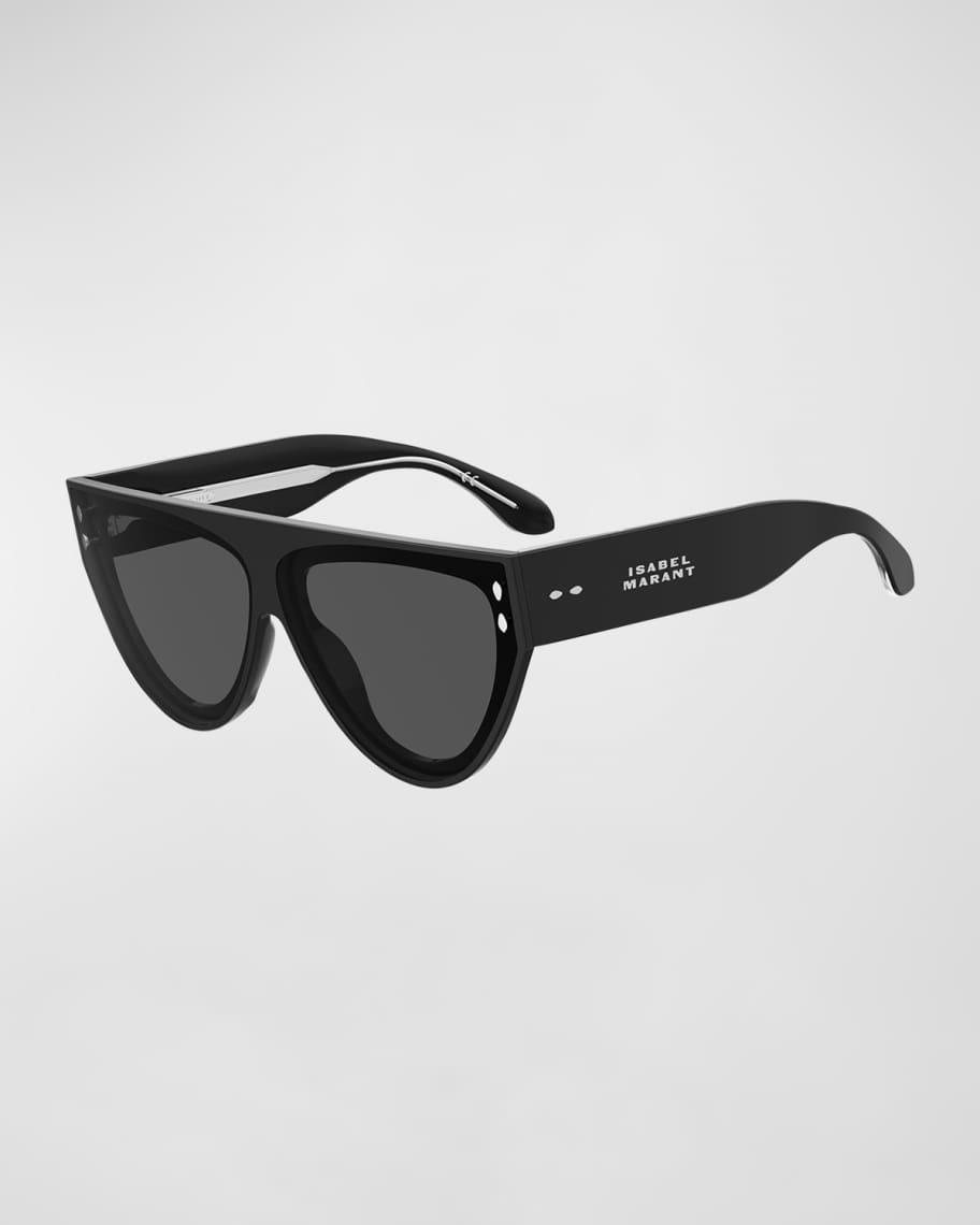 Flat-Top Acetate Aviator Sunglasses  Product Image