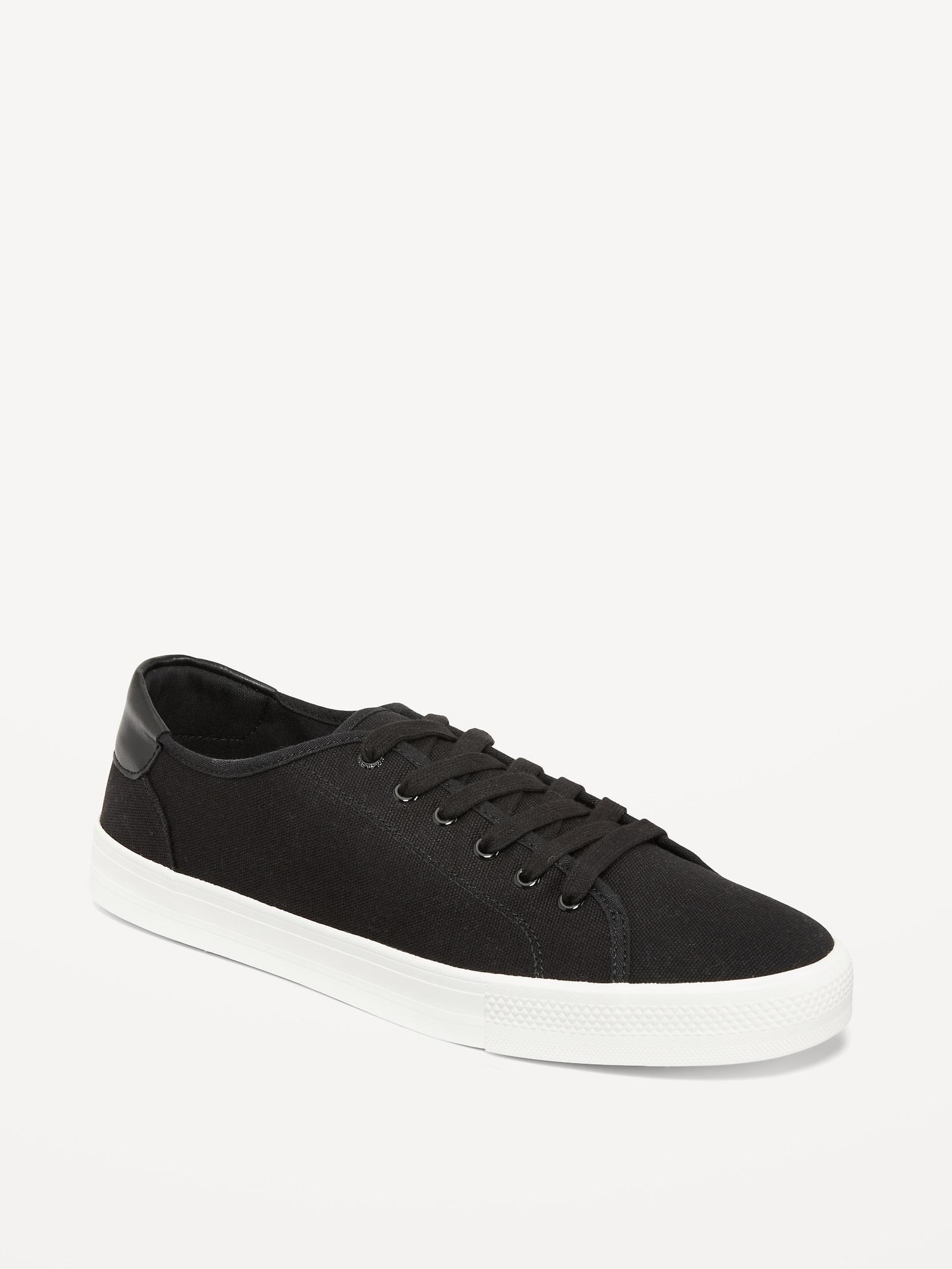 Canvas Lace-Up Sneakers for Men Product Image