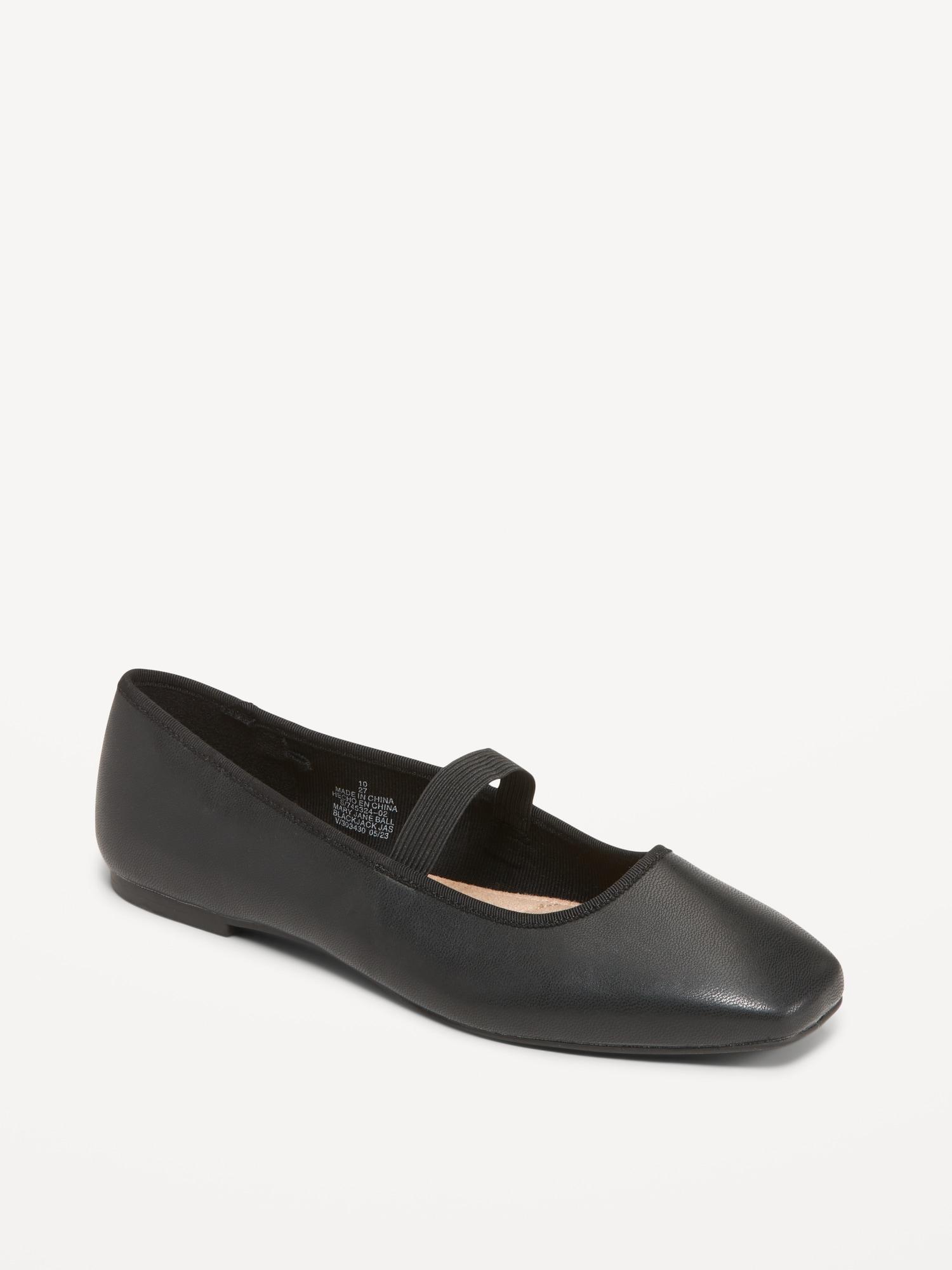 Mary Jane Square-Toe Ballet Flats Product Image