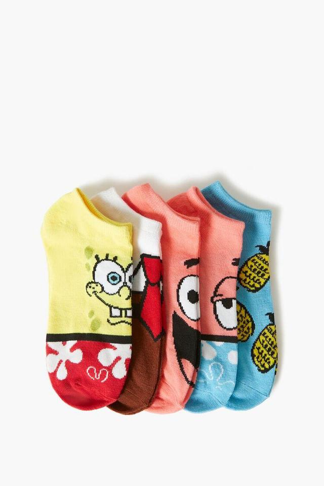 SpongeBob SquarePants Ankle Socks Set - 5 pack | Forever 21 Product Image