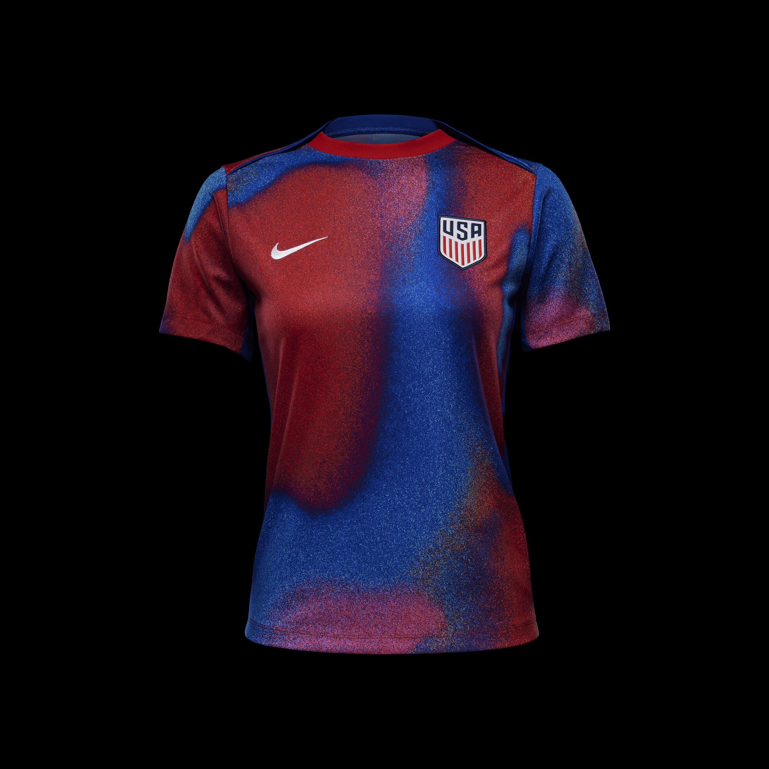 USMNT Academy Pro Nike Women's Dri-FIT Soccer Pre-Match Short-Sleeve Top Product Image