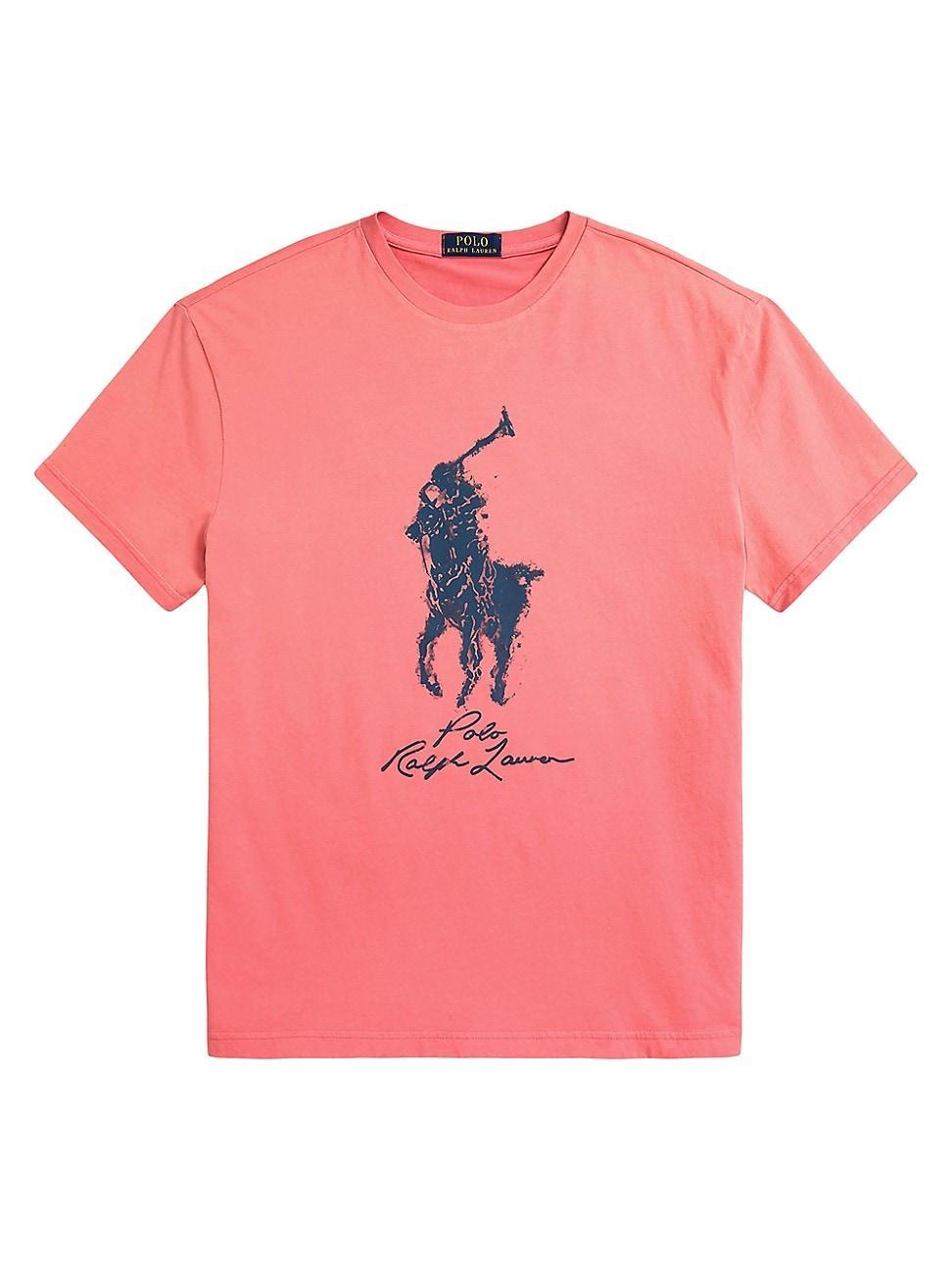 Mens Pony Jersey Crewneck T-Shirt Product Image