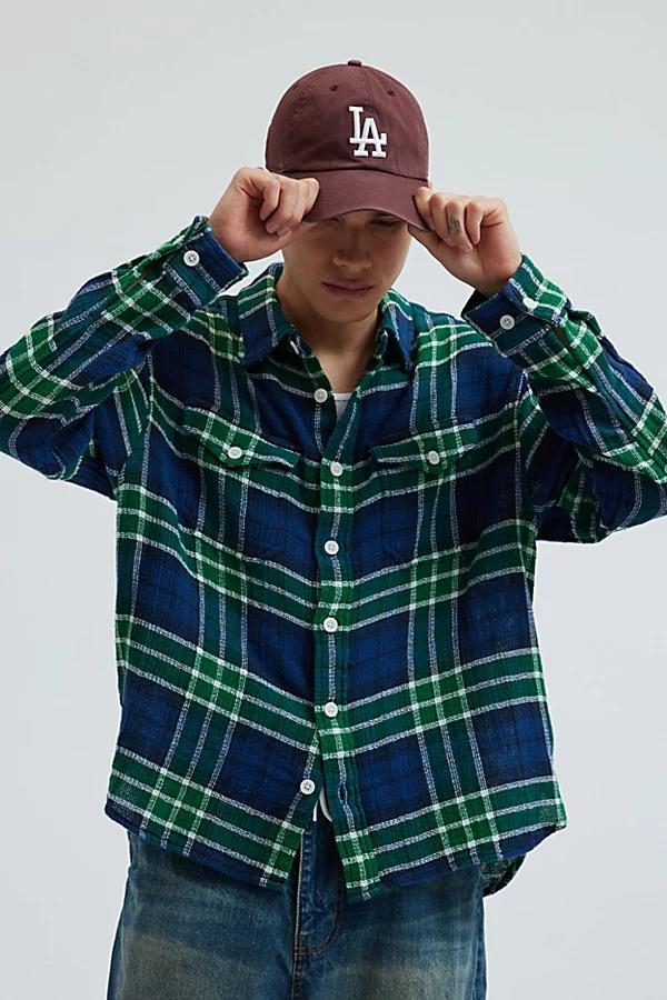 BDG Open Weave Overshirt Top Mens at Urban Outfitters Product Image