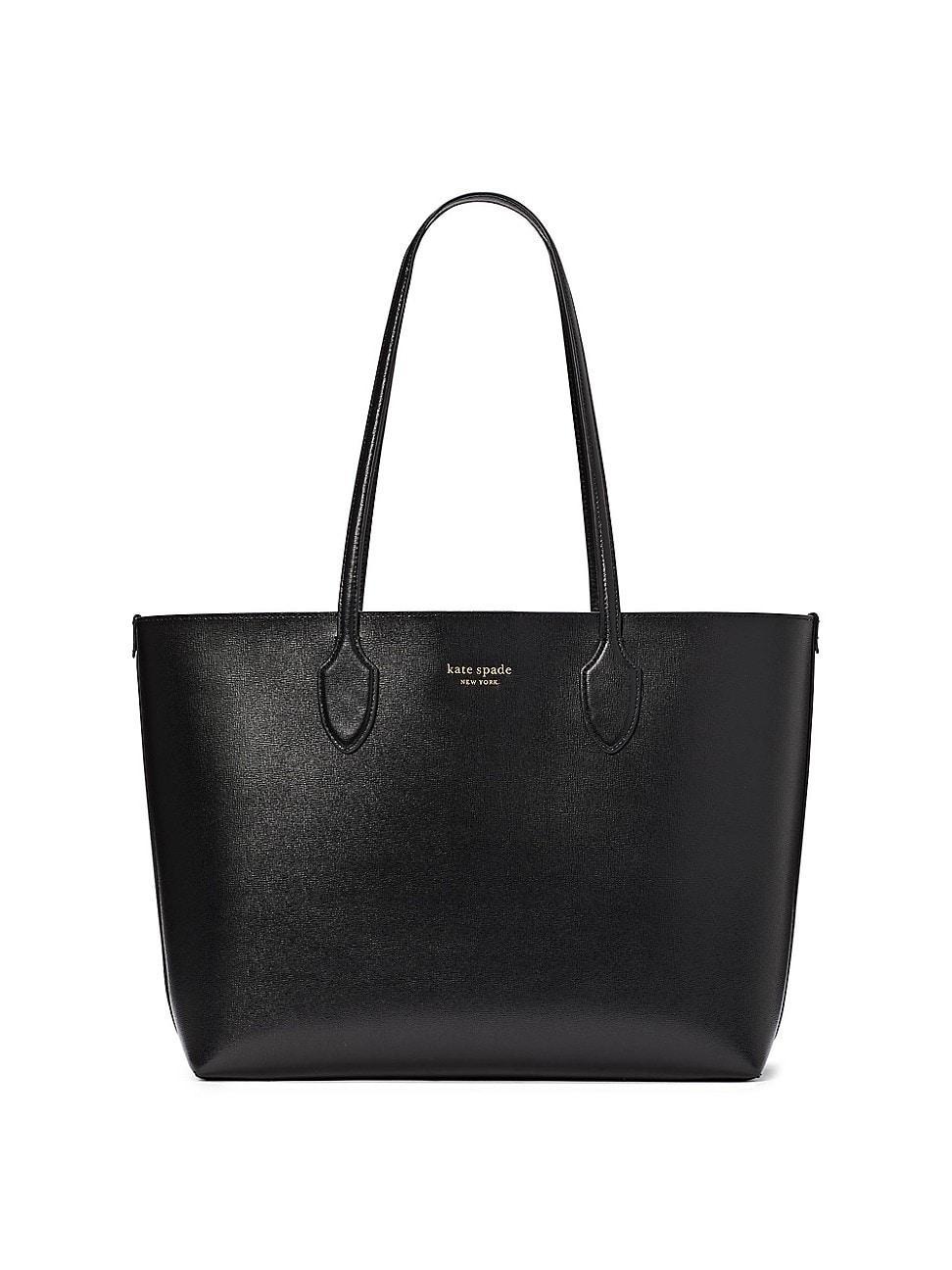 Womens Large Bleecker Saffiano Leather Tote Bag Product Image